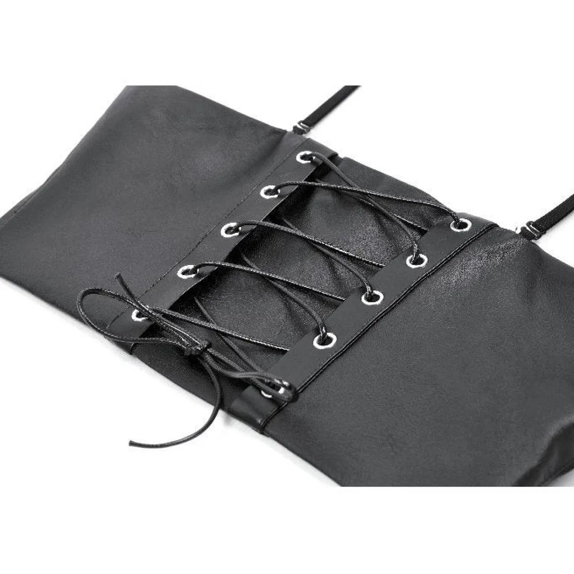 Dark in Love Beltet PU Corset - Toppi