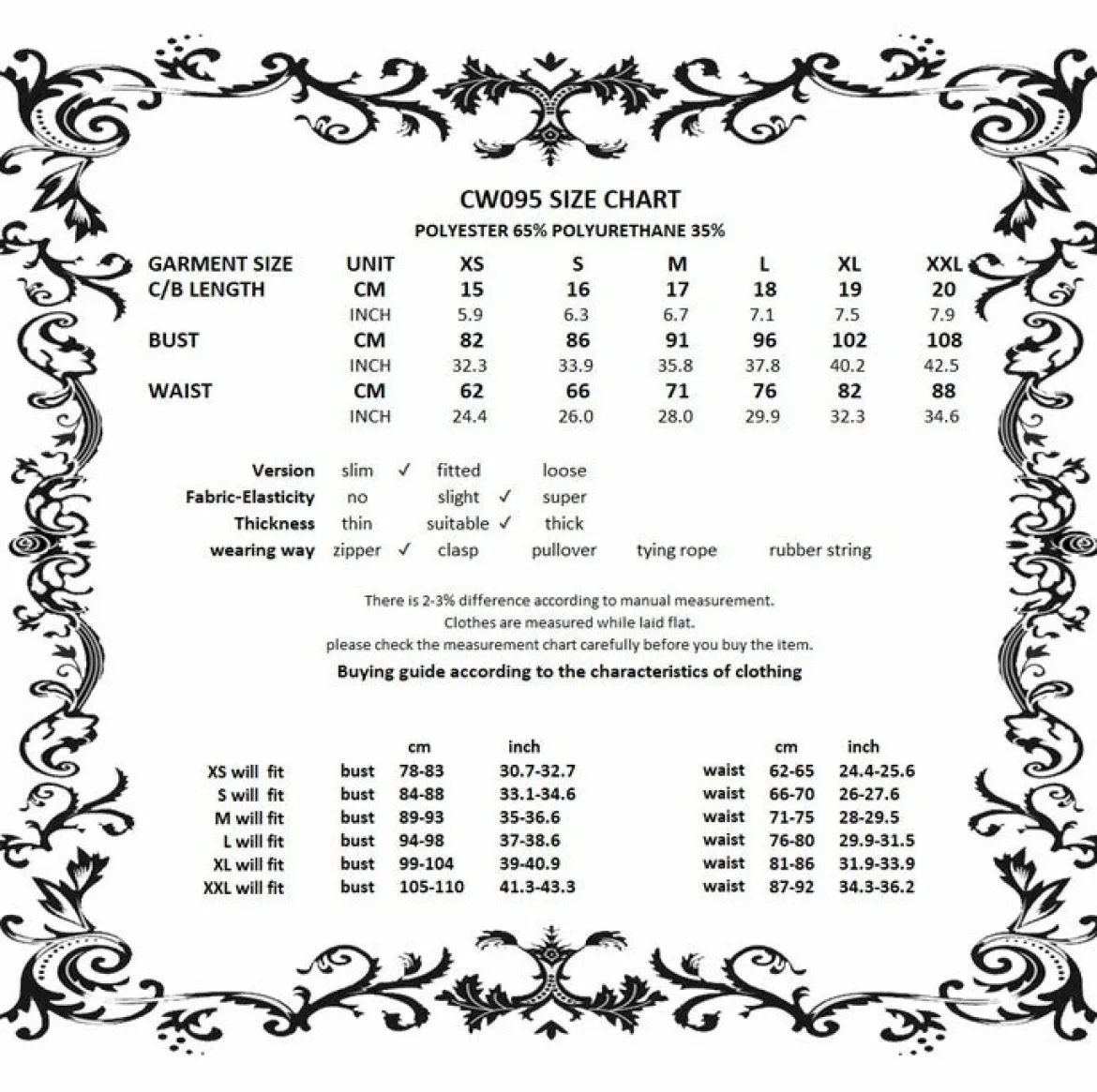 Dark in Love Beltet PU Corset - Toppi
