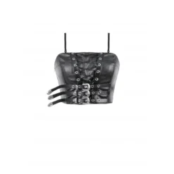 Dark in Love Beltet PU Corset - Toppi