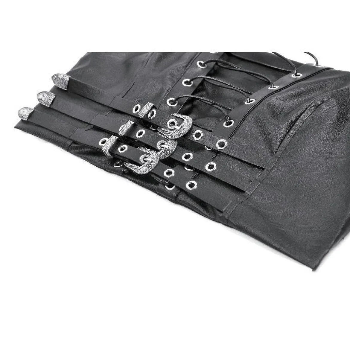 Dark in Love Beltet PU Corset - Toppi