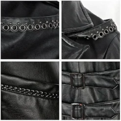 Dark In Love Gothic Dovetail - Keinonahkatakki
