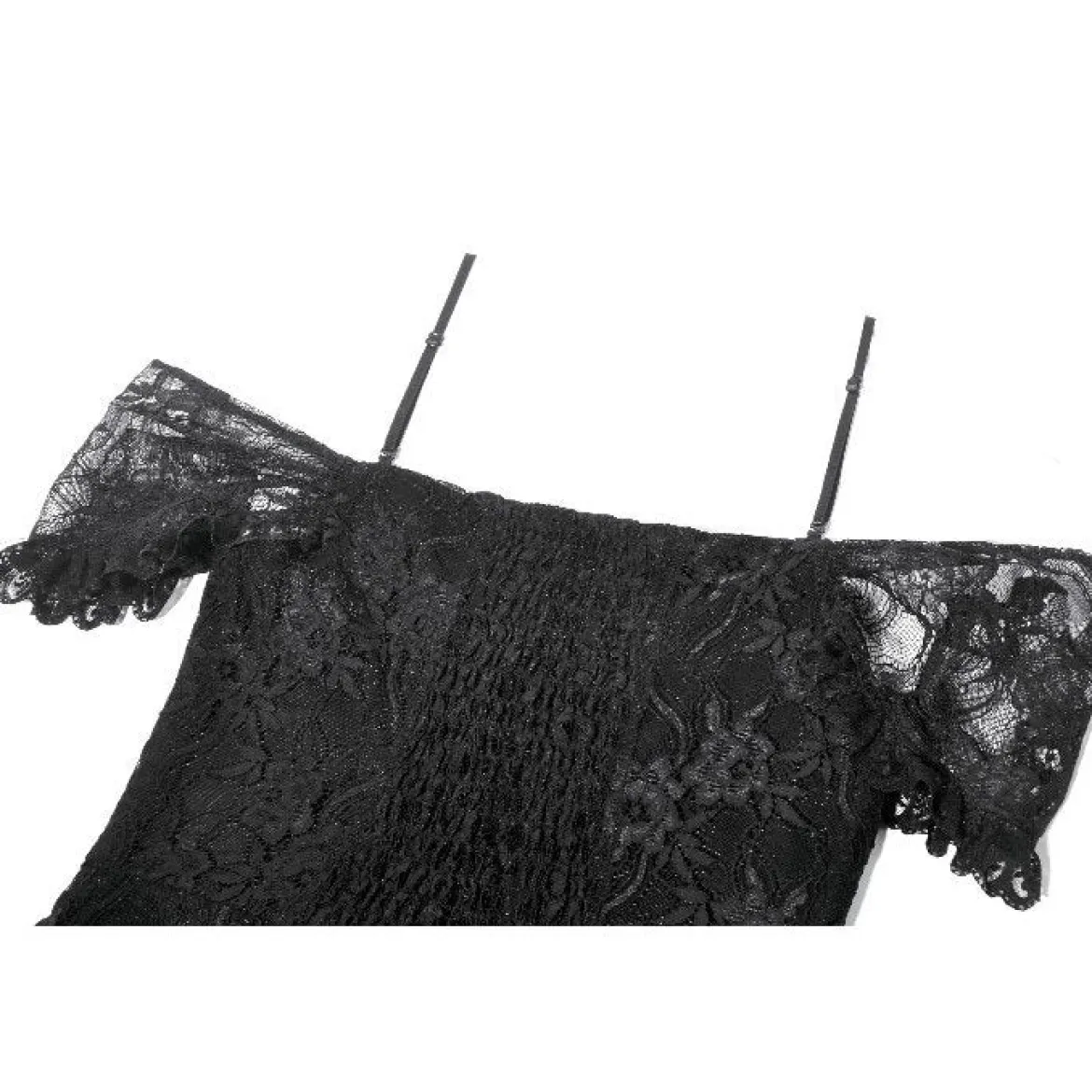 Dark In Love Gothic Lace Layered High-low - Mekko