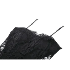Dark In Love Gothic Lace See-trough waist - Mekko