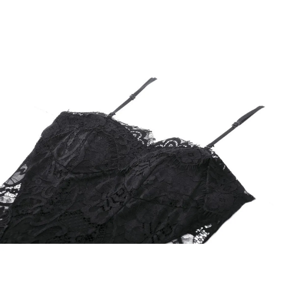 Dark In Love Gothic Lace See-trough waist - Mekko