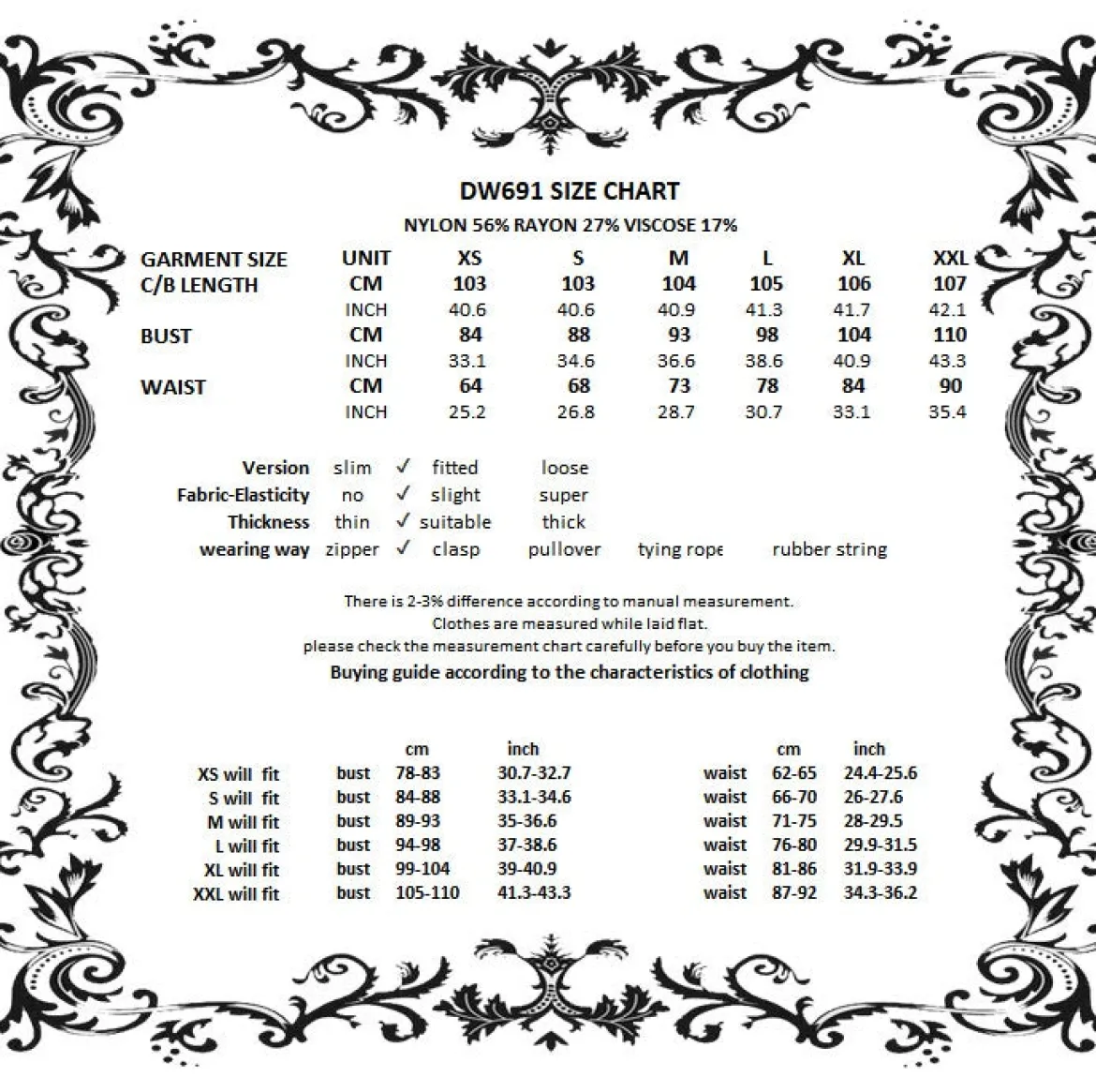 Dark In Love Gothic Low Neckline Dovetail - Mekko