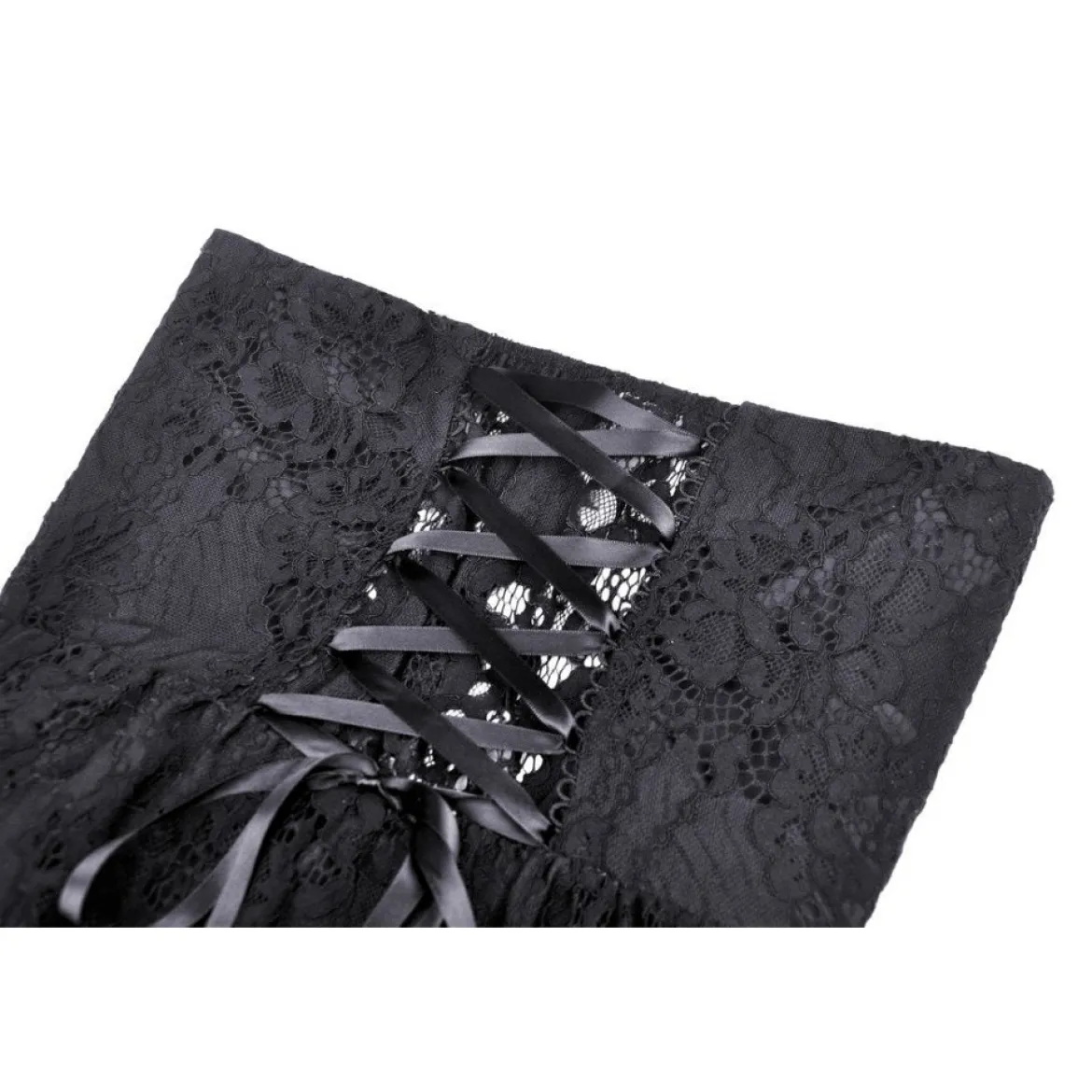 Dark In Love Gothic Low Neckline Dovetail - Mekko
