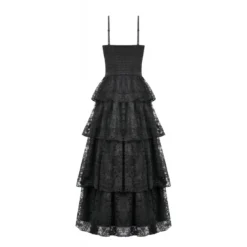 Dark In Love Gothic Satin Lace - Mekko