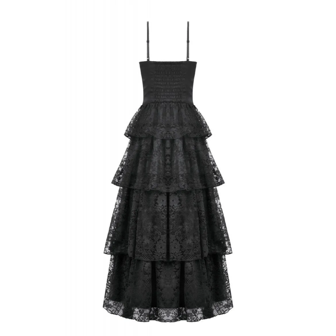 Dark In Love Gothic Satin Lace - Mekko