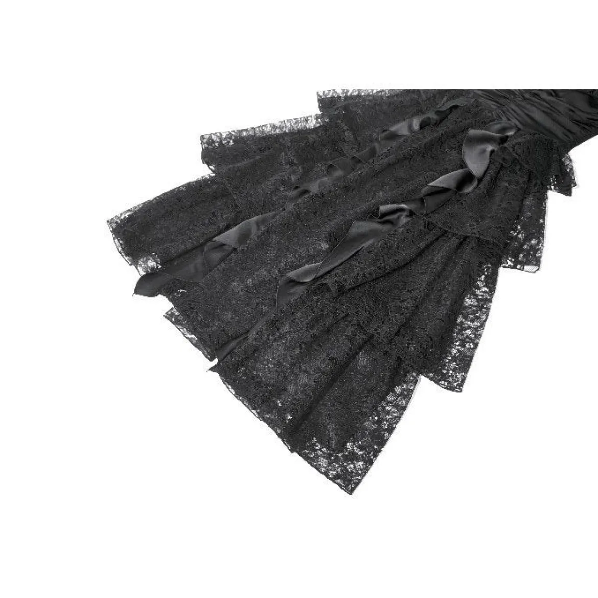 Dark In Love Gothic Satin Lace - Mekko