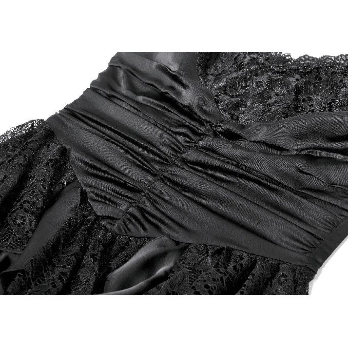 Dark In Love Gothic Satin Lace - Mekko