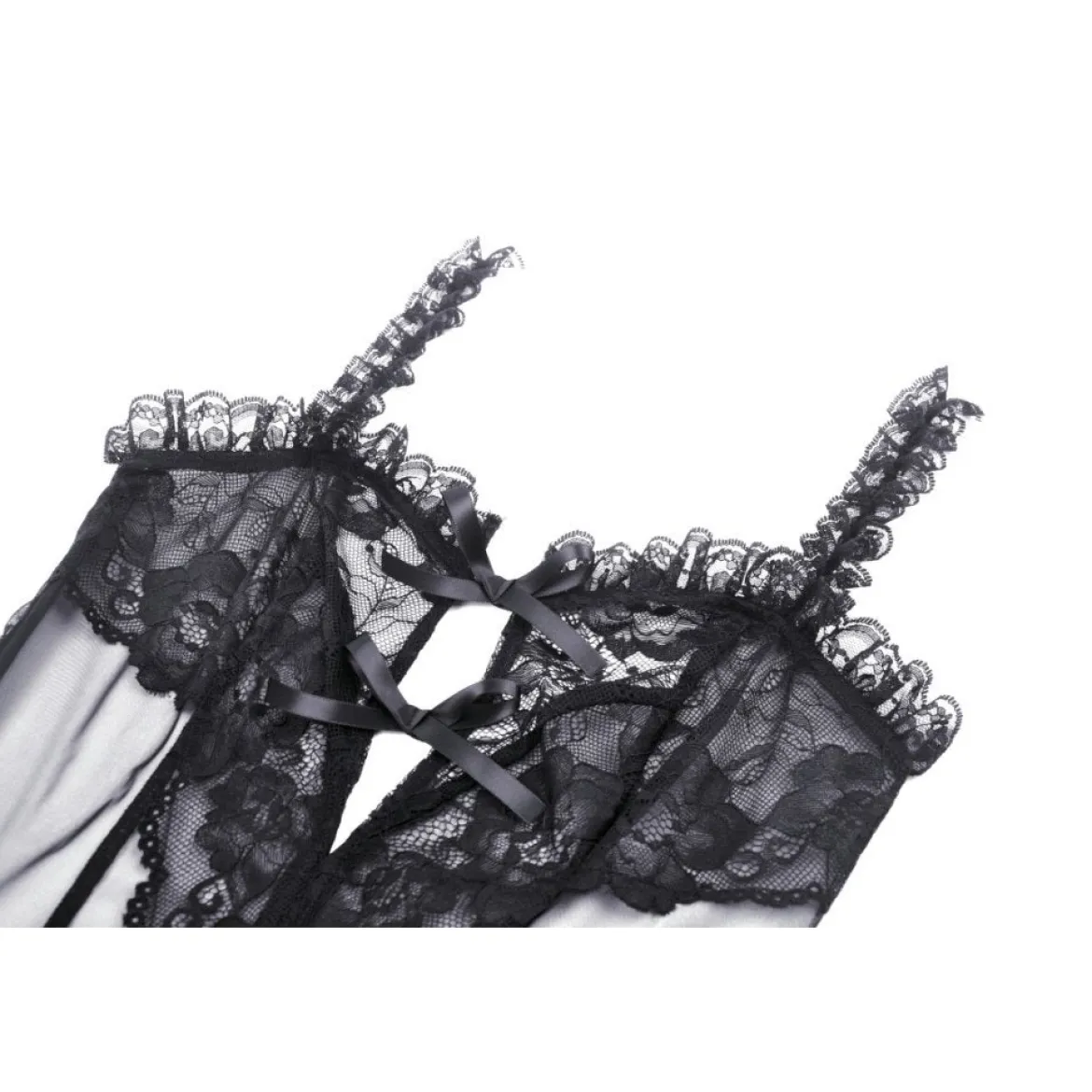 Dark in Love Layer Lace Mesh - Maksimekko