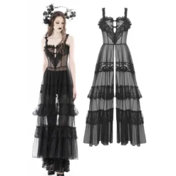 Dark in Love Layer Lace Mesh - Maksimekko