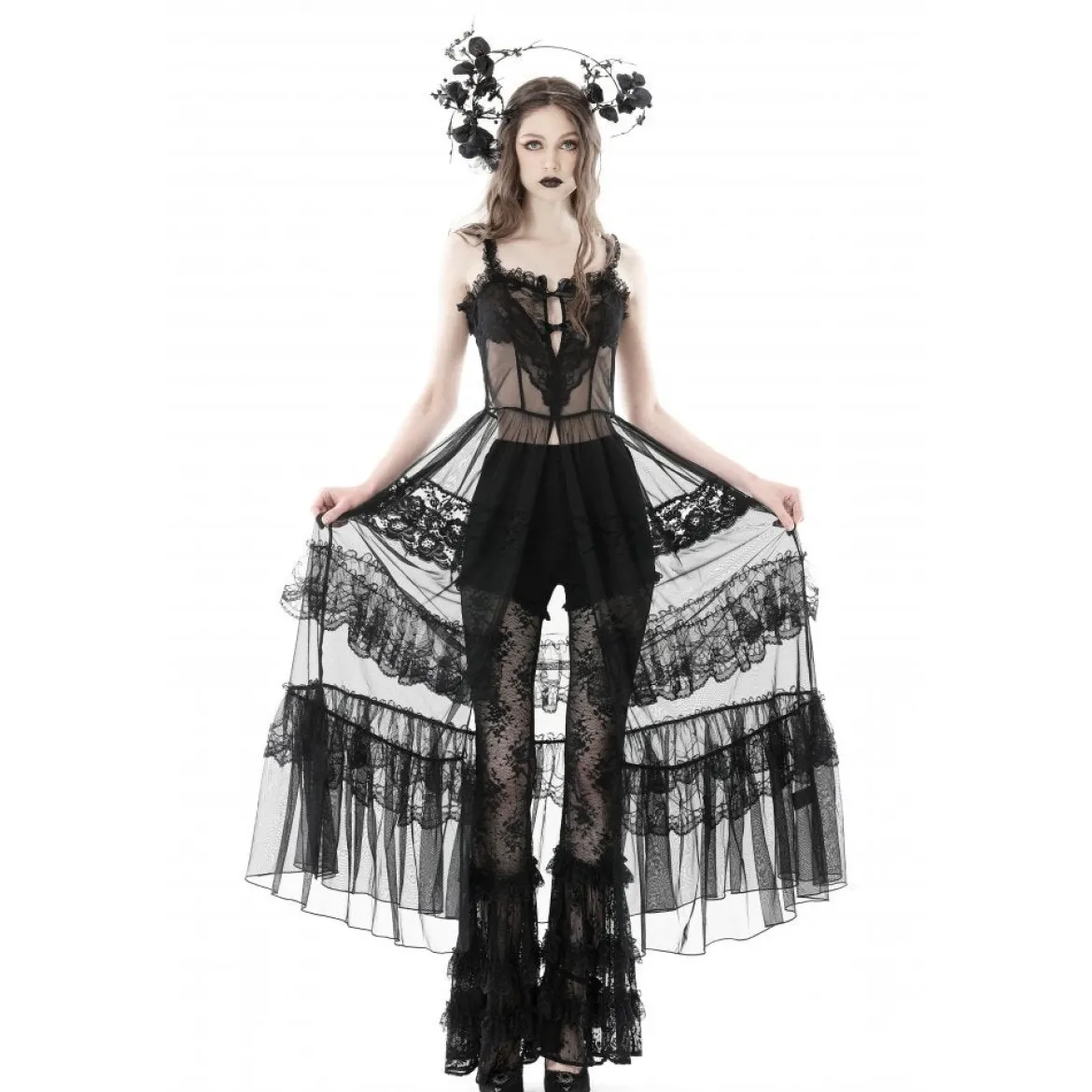 Dark in Love Layer Lace Mesh - Maksimekko
