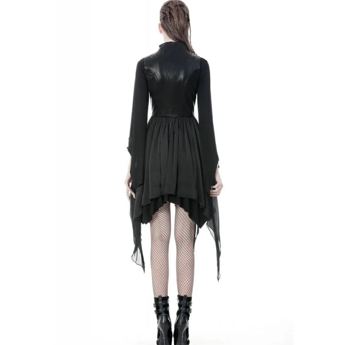 Dark In Love Punk Asymmetric Chiffon – Liivi