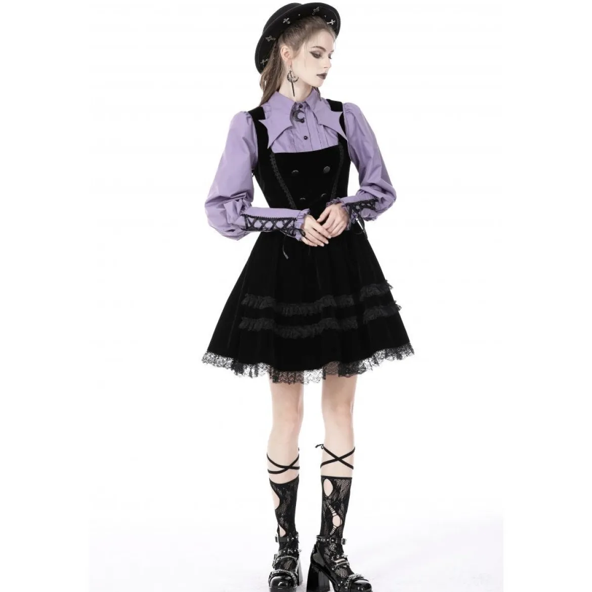 Dark In Love Purple Witch - Kauluspaita