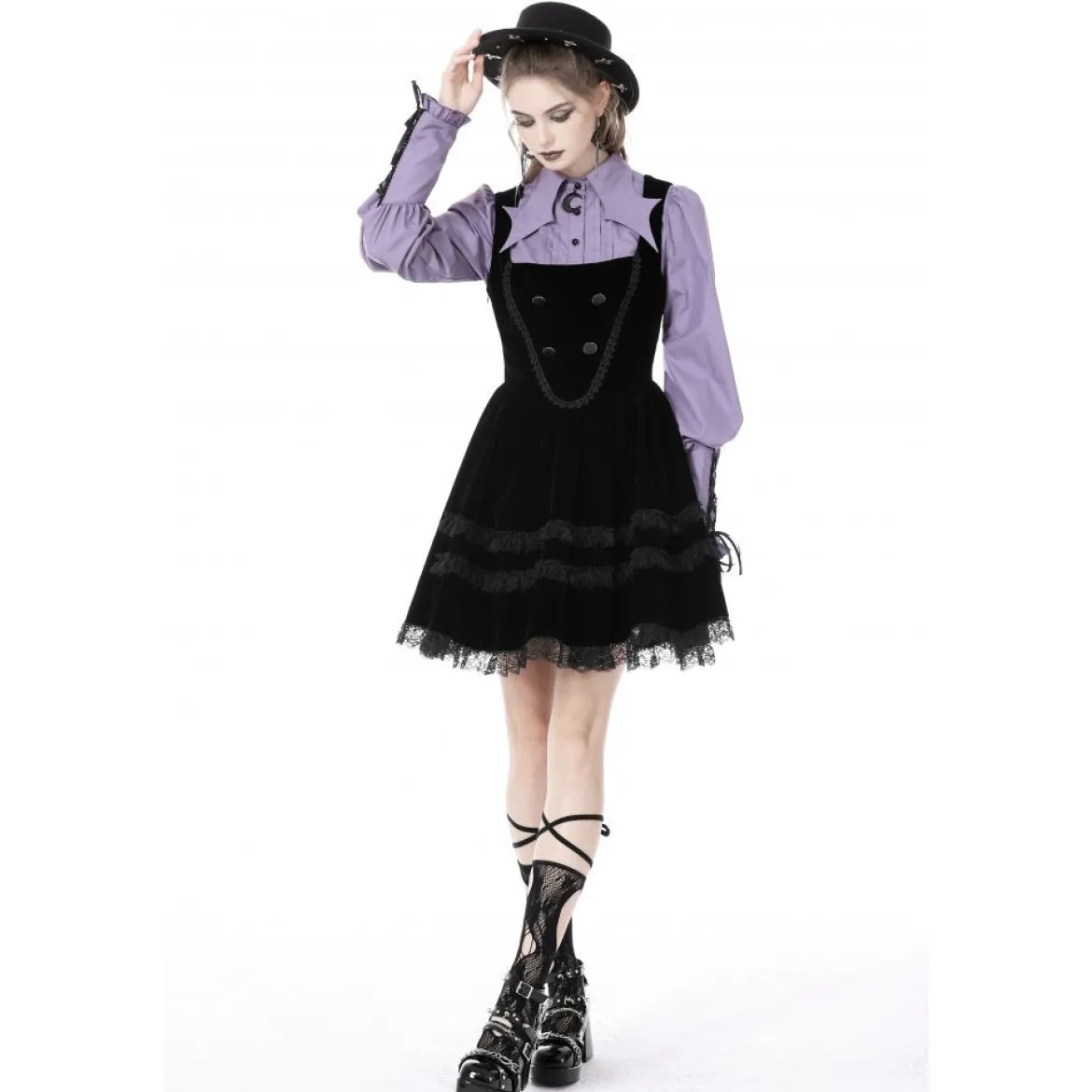 Dark In Love Purple Witch - Kauluspaita