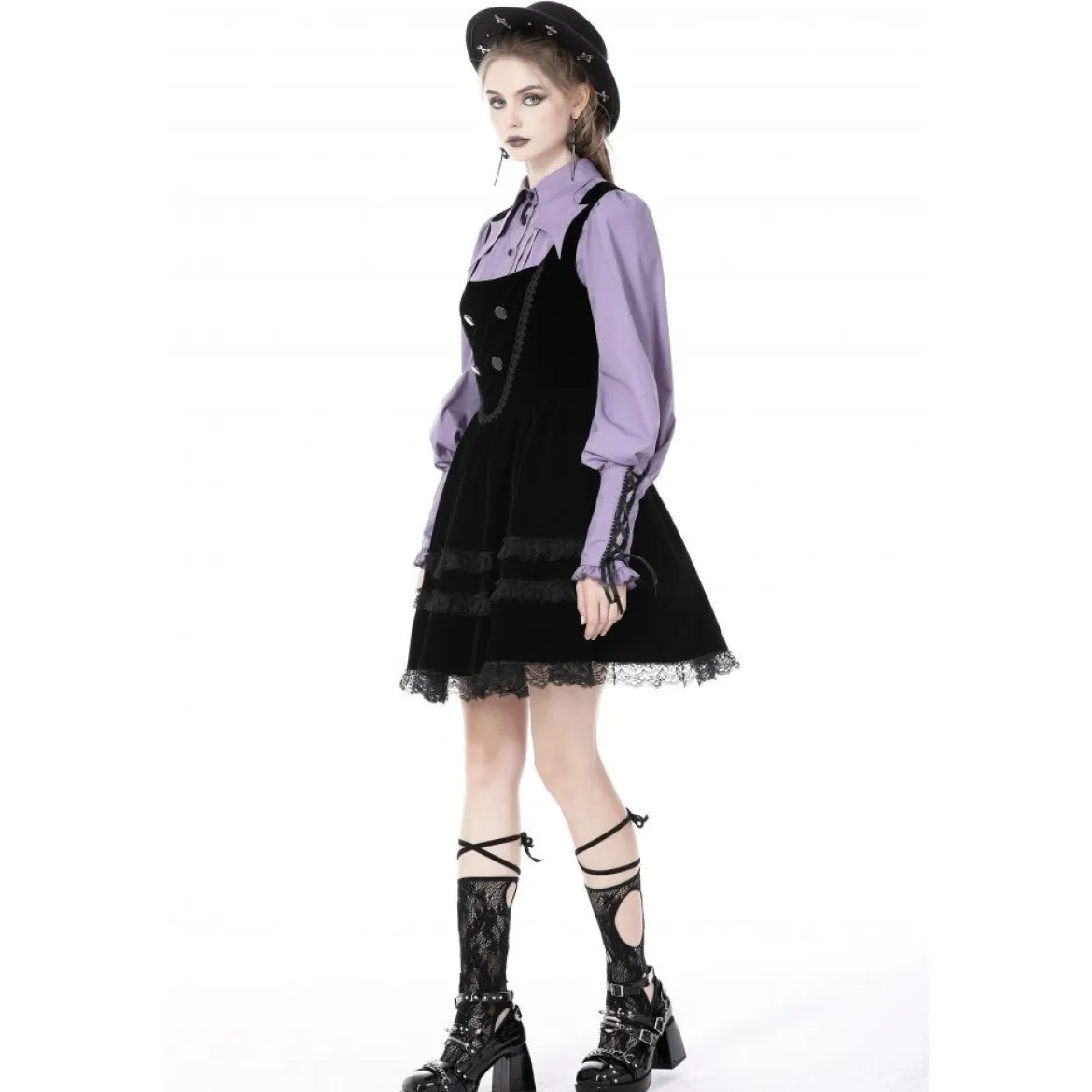Dark In Love Purple Witch - Kauluspaita