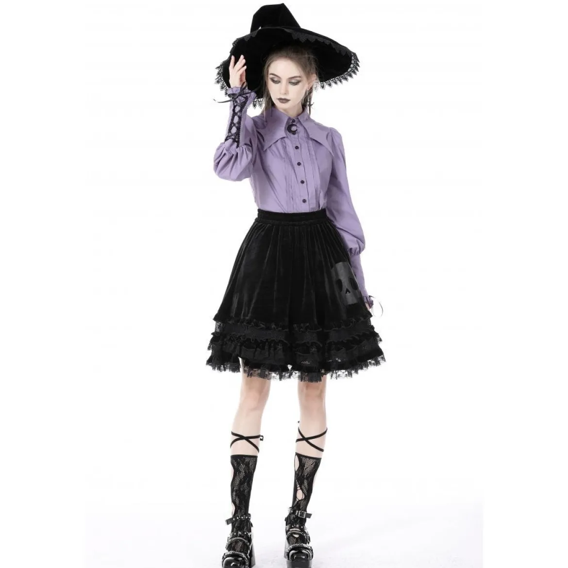 Dark In Love Purple Witch - Kauluspaita