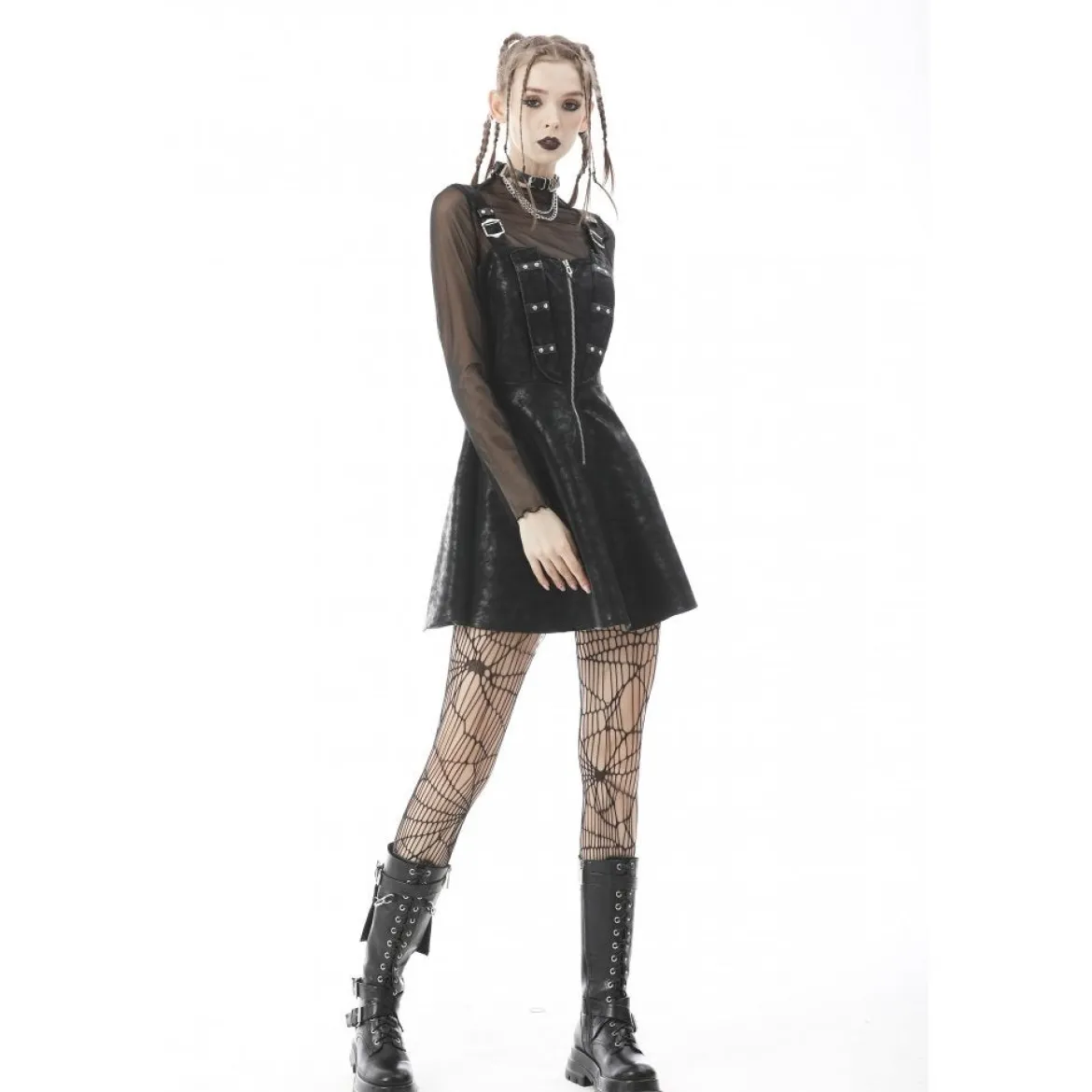 Dark in Love Transparent High Neck - Mesh paita
