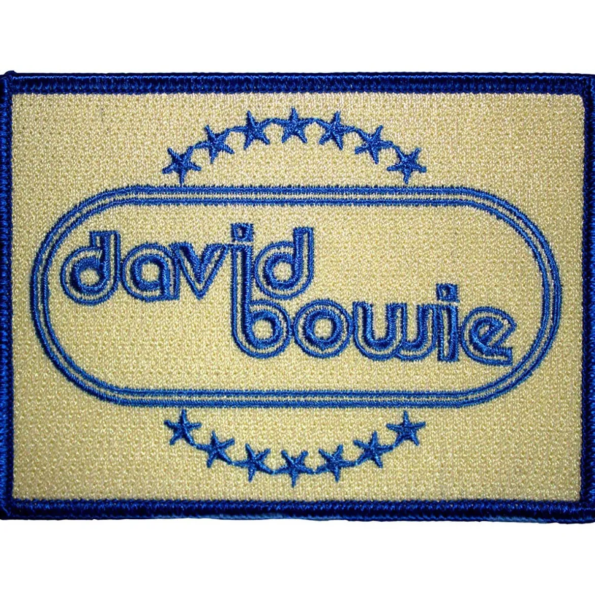 David Bowie: Oval and Stars -Kangasmerkki