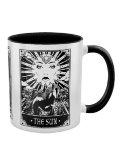Deadly Tarot - The Star, Strength & The Sun - kaksivärinen muki