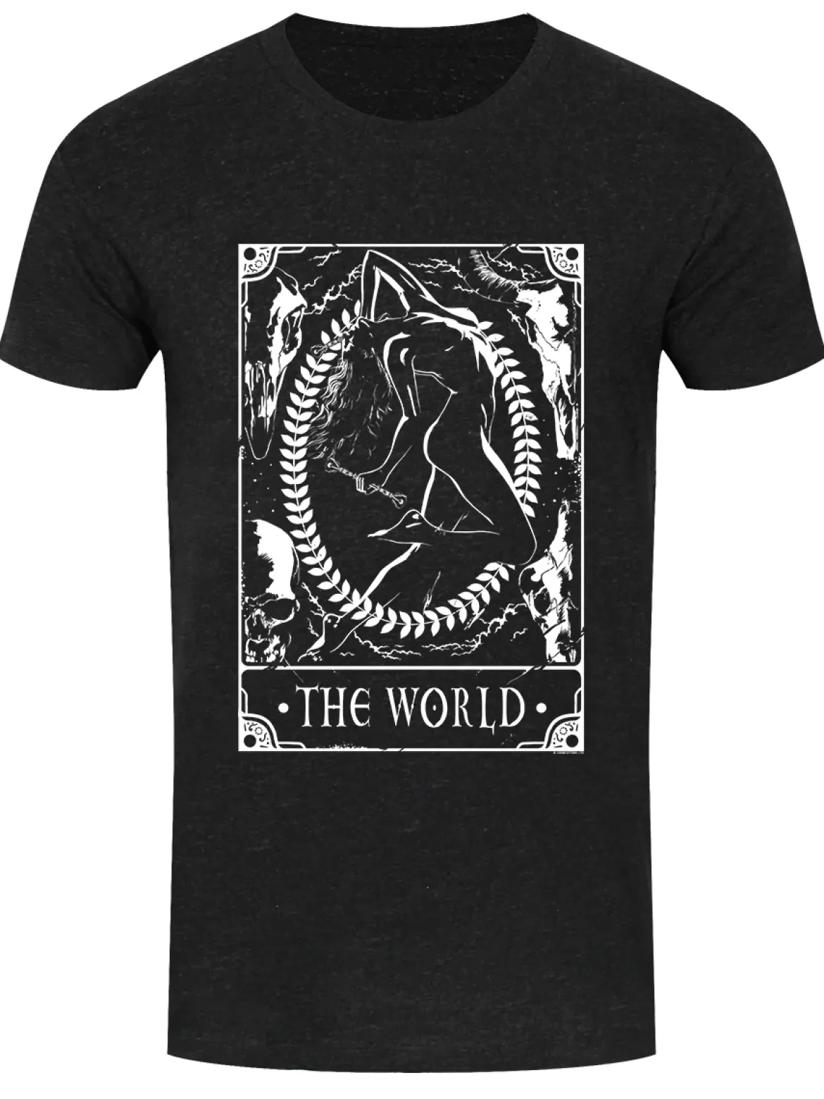 Deadly Tarot: The World - miesten t-paita