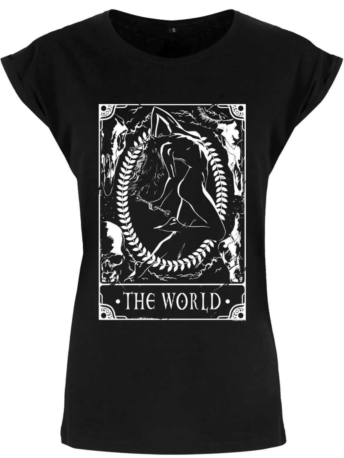 Deadly Tarot: The World - naisten t-paita