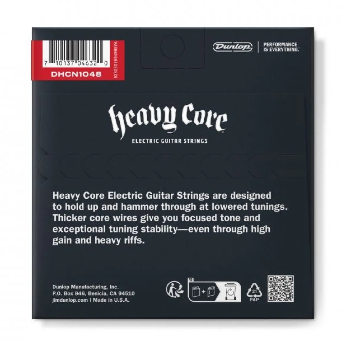 Dunlop 10-48 Heavy Core - Sähkökitaran kielet