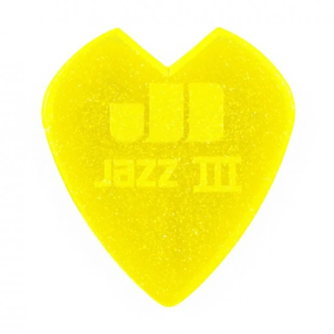 Dunlop Jazz III Kirk Hammett -plektrat, 6kpl yellow sparkle