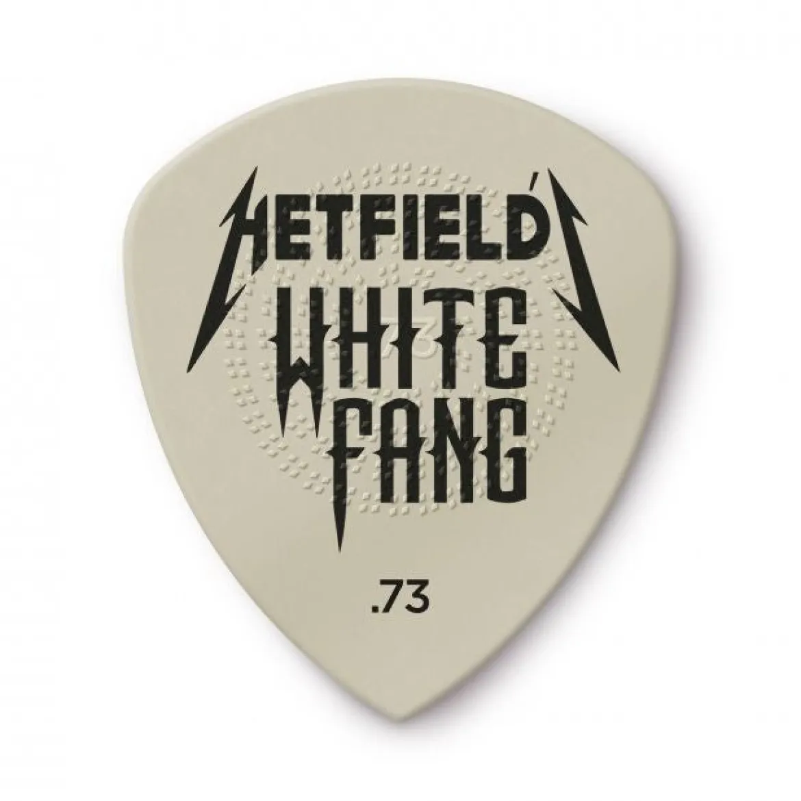 Dunlop 0,73mm Hetfield White fang -plektrat, 6kpl