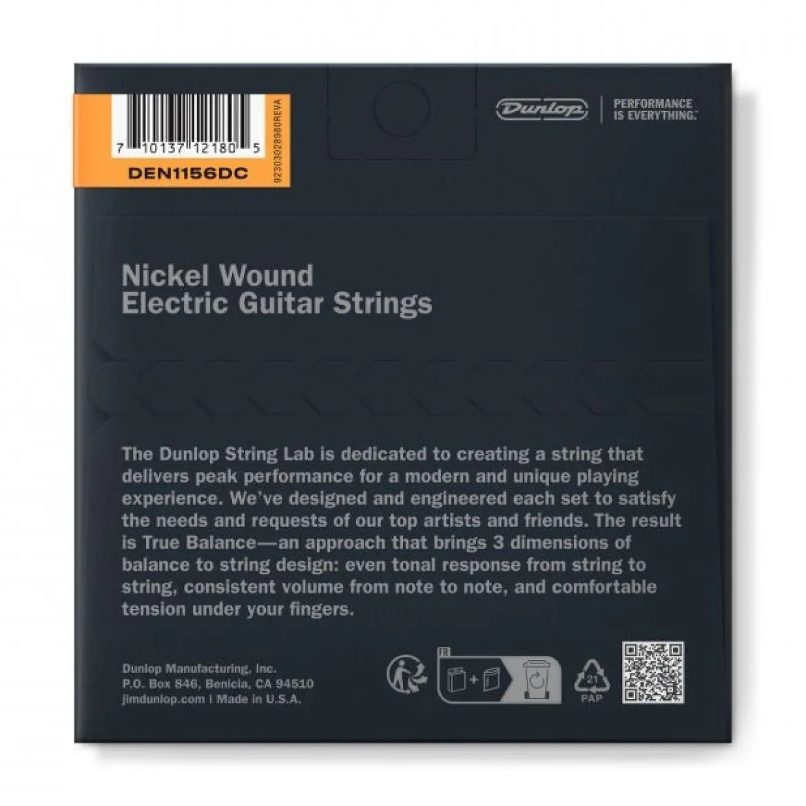 Dunlop Nickel Wound 11-56 - Sähkökitaran kielet Drop C