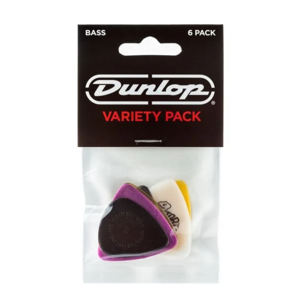 Dunlop PVP117 Plektra-valikoima Bassokitaralle, 6kpl