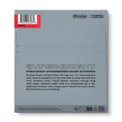 Dunlop Super Bright 45-105 Nickel Wound - Basson kielet