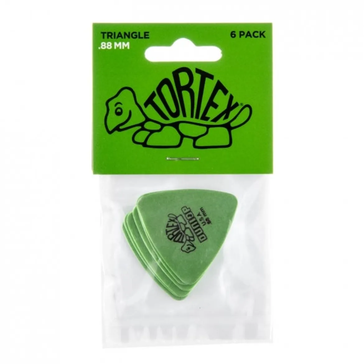 Dunlop Tortex Triangle Plektra 0,88mm, 6kpl