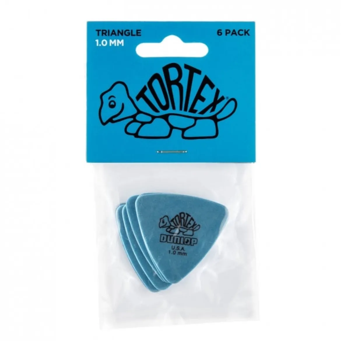 Dunlop Tortex Triangle Plektra 1,0mm, 6kpl