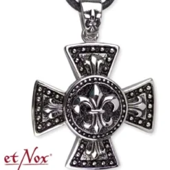 etNox Big Steel Iron Cross - Kaulakoru