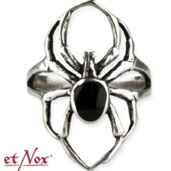 etNox Black Spider - Sormus, onyksi