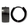 etNox Hoops with joint - Korvarenkaat, musta