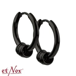 etNox Hoop with rings - Korvakorut