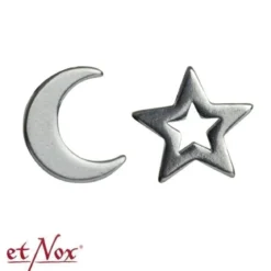etNox Moon and star - Nappikorvakorut
