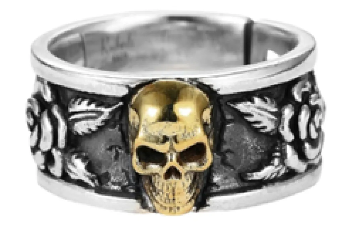 etNox Skull an´ Roses - Sormus
