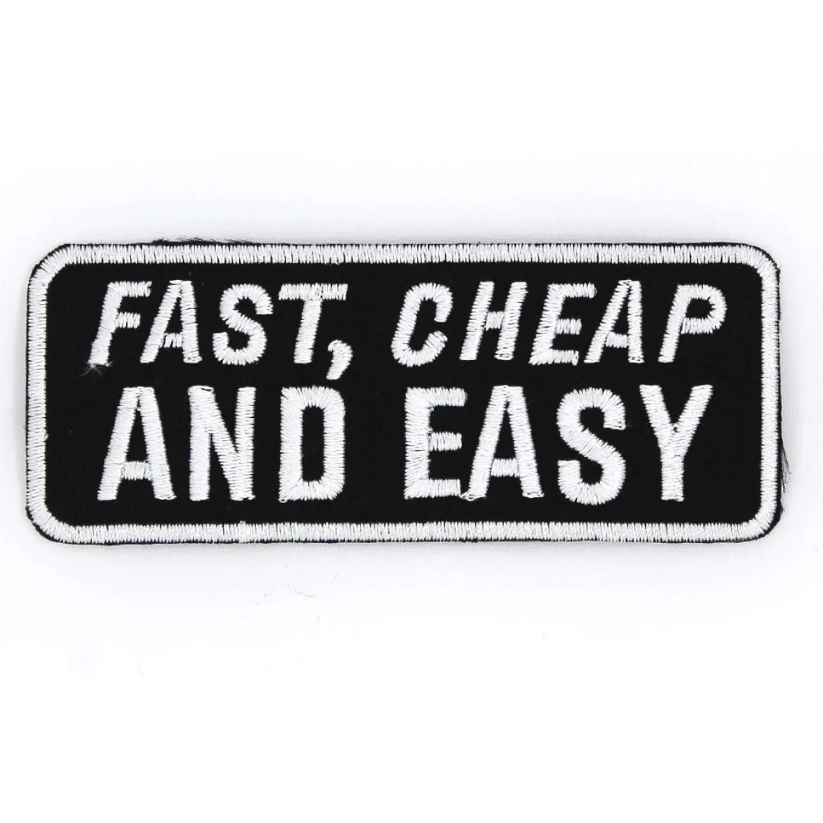 Fast, cheap and easy - Kangasmerkki