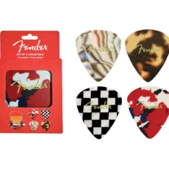 Fender: Patterns - Lasinaluset 4 kpl, nahkaa