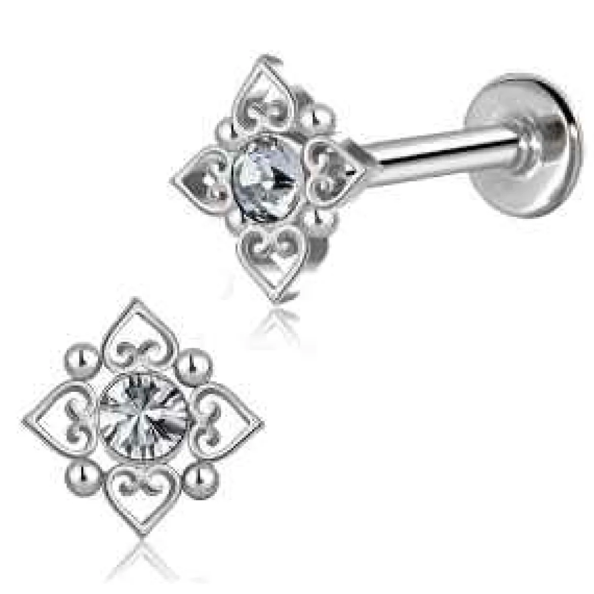 Filigraani sydämet - Lävistyskoru, labret