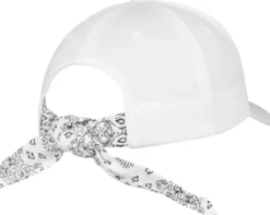 Flexfit curved bandana tie - lippis, white