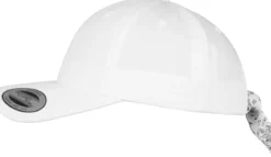 Flexfit curved bandana tie - lippis, white