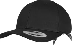 Flexfit curved bandana tie - lippis, black