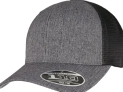 Flexfit 110 Mesh 2-tone - Lippis, melange charcoal/black
