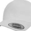 Flexfit 5-panel curved classic - lippis, white