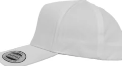 Flexfit 5-panel curved classic - lippis, white